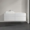 Villeroy & Boch Collaro Тумба под раковину, с подсветкой, 4 выдвижных ящика, 1600 x 548 x 500 mm, Glossy White / Glossy White C022B0DH