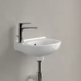 Villeroy & Boch O.novo Раковина компактная, 360 x 270 x 160 mm, Альпийский белый, с переливом 53603901