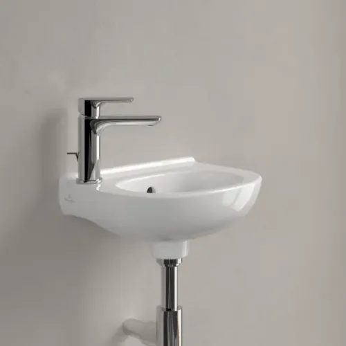 Villeroy & Boch O.novo Раковина компактная, 360 x 270 x 160 mm, Альпийский белый, с переливом 53603901