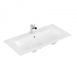 Villeroy & Boch Finion Pаковина для установки на тумбу, 1000 x 500 x 160 mm, Альпийский белый CeramicPlus, со скрытым переливом, нешлифованный 4164ABR1