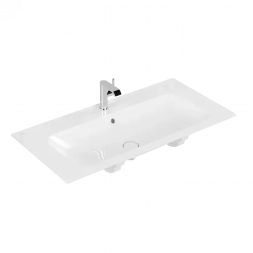 Villeroy & Boch Finion Pаковина для установки на тумбу, 1000 x 500 x 160 mm, Альпийский белый CeramicPlus, со скрытым переливом, нешлифованный 4164ABR1