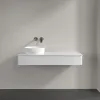 Villeroy & Boch Antao Тумба под раковину, с подсветкой, 1 выдвижной ящик, 1200 x 190 x 500 mm, лицевая поверхность без текстурированной отделки, Glossy White Lacquer / Glossy White Lacquer L11010GF