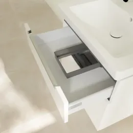 Villeroy & Boch Subway 2.0 Тумба под раковину, 2 выдвижных ящика, 637 x 590 x 454 mm, Glossy White A91010DH