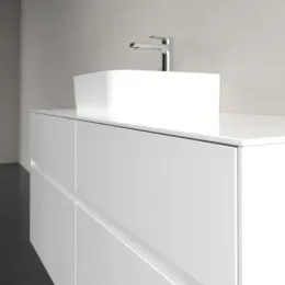 Villeroy & Boch Collaro Тумба под раковину, с подсветкой, 4 выдвижных ящика, 1200 x 548 x 500 mm, Glossy White / Glossy White C098B0DH