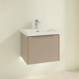 Villeroy & Boch Subway 3.0 Тумба под раковину, с подсветкой, 1 выдвижной ящик, 523 x 429 x 448 mm, Taupe C579L2VM