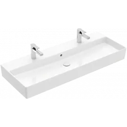 Villeroy & Boch Memento 2.0 Pаковина, 1200 x 470 x 150 mm, Альпийский белый CeramicPlus, с переливом, шлифованный 4A22CKR1