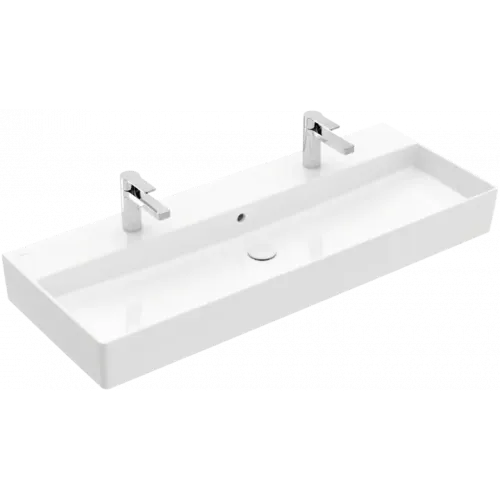 Villeroy & Boch Memento 2.0 Pаковина, 1200 x 470 x 150 mm, Альпийский белый CeramicPlus, с переливом, шлифованный 4A22CKR1