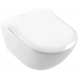 Villeroy & Boch Subway 3.0 Унитаз с открытым смывным краем, настенный, с TwistFlush, Альпийский белый CeramicPlus 4670T0R1
