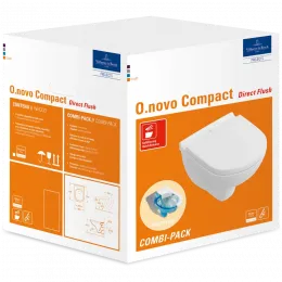 Унитаз подвесной укороченный с сиденьем Villeroy & Boch O.novo 5688HR01