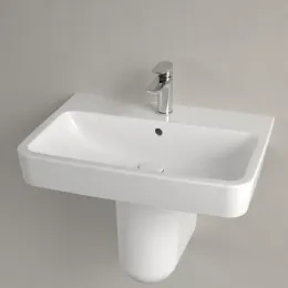 Villeroy & Boch O.novo Pаковина, 650 x 460 x 175 mm, Альпийский белый CeramicPlus, с переливом 4A4165R1