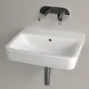 Villeroy & Boch O.novo Pаковина, 550 x 460 x 175 mm, Альпийский белый CeramicPlus, с переливом, задняя сторона и нижняя сторона шлифованные 4A41MLR1