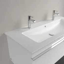 Villeroy & Boch Venticello Pаковина для установки на тумбу, 1200 x 500 x 175 mm, Stone White CeramicPlus, с переливом 4104CKRW