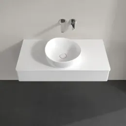 Villeroy & Boch Antao Тумба под раковину, 1 выдвижной ящик, 1000 x 190 x 500 mm, лицевая поверхность без текстурированной отделки, Glossy White Lacquer / Glossy White Lacquer K09010GF