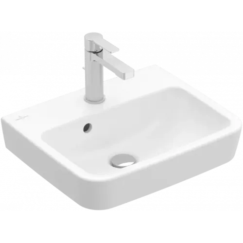 Villeroy & Boch O.novo Раковина компактная, 450 x 370 x 160 mm, Альпийский белый, с переливом 43444501