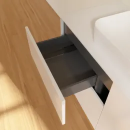 Villeroy & Boch Finion Тумба под раковину, с подсветкой, 4 выдвижных ящика, 1200 x 603 x 501 mm, Glossy White Lacquer G67100GF