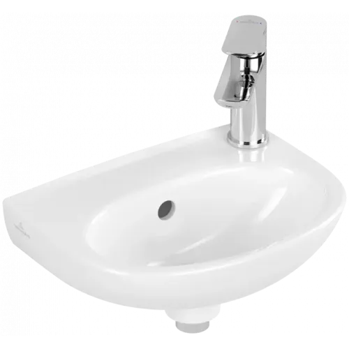 Villeroy & Boch O.novo Раковина компактная, 360 x 275 x 145 mm, Альпийский белый, с переливом 43403601