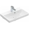 Villeroy & Boch Avento Раковина компактная, 550 x 370 x 180 mm, Альпийский белый, с переливом 4A005501