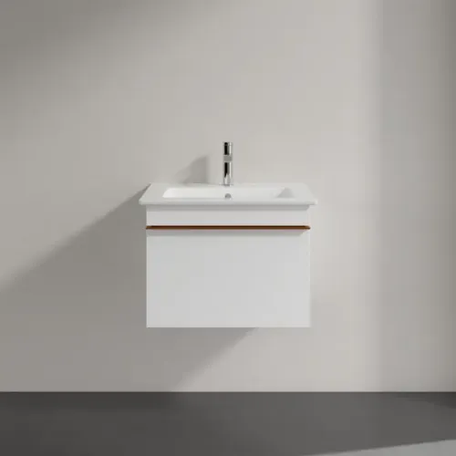Villeroy & Boch Venticello Тумба под раковину, 1 выдвижной ящик, 553 x 420 x 502 mm, Glossy White / Glossy White A93205DH