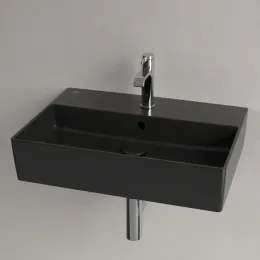 Villeroy & Boch Memento 2.0 Pаковина, 600 x 420 x 135 mm, Ebony CeramicPlus, с переливом, шлифованный 4A226GS5
