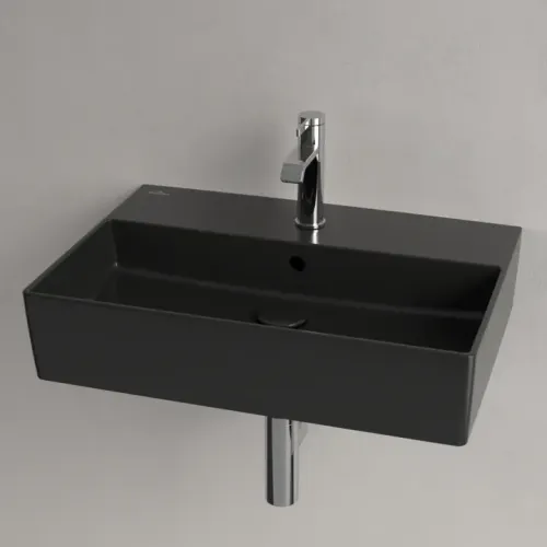 Villeroy & Boch Memento 2.0 Pаковина, 600 x 420 x 135 mm, Ebony CeramicPlus, с переливом, шлифованный 4A226GS5