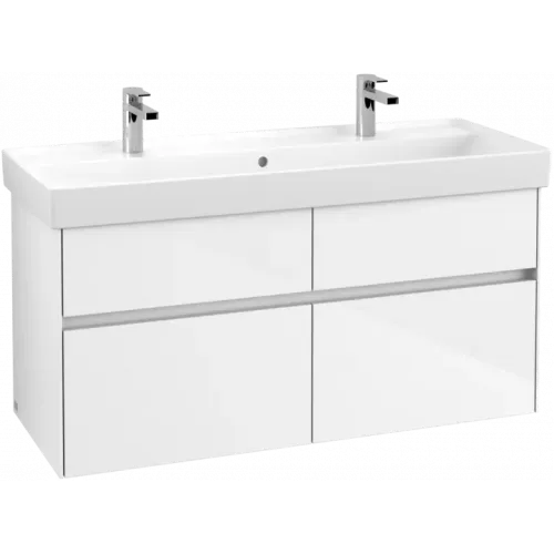 Villeroy & Boch Collaro Тумба под раковину, 4 выдвижных ящика, 1154 x 546 x 444 mm, Glossy White C01200DH