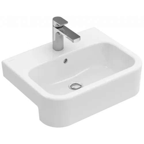 Villeroy & Boch Architectura Полувстраиваемая раковина, 550 x 430 x 170 mm, Альпийский белый, без перелива, нешлифованный 41905601