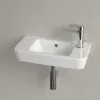 Villeroy & Boch O.novo Раковина компактная, 500 x 250 x 145 mm, Альпийский белый, с переливом 4342R501