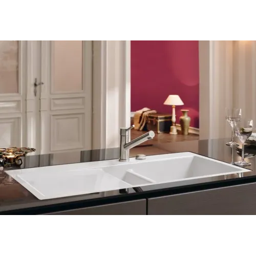 Villeroy & Boch Subway 60 flat Мойка, включая Комплект слива с эксцентриком, выкл Керамика, 965 x 475 mm, Fossil CeramicPlus 67122FKD