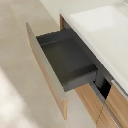 Villeroy & Boch Subway 3.0 Тумба под раковину, 4 выдвижных ящика, 1272 x 576 x 478 mm, Oak Kansas C60200RH
