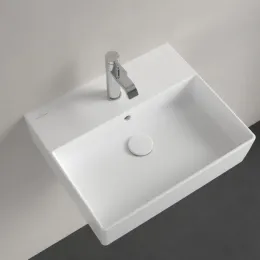 Villeroy & Boch Memento 2.0 Pаковина, 500 x 420 x 140 mm, Stone White CeramicPlus, с переливом 4A2250RW