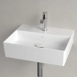 Villeroy & Boch Memento 2.0 Pаковина, 500 x 420 x 140 mm, Альпийский белый, без перелива, шлифованный 4A225L01