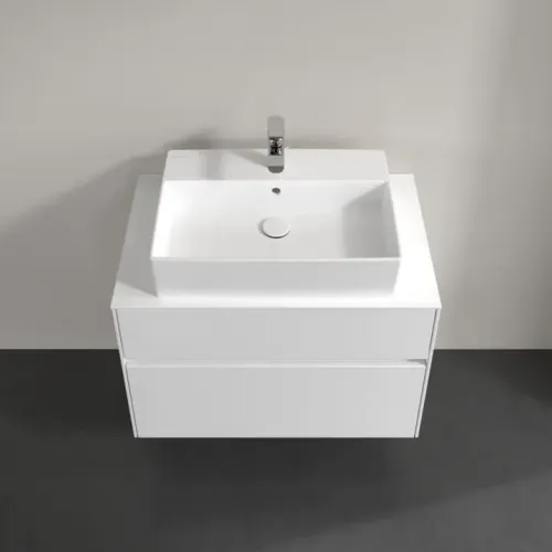 Villeroy & Boch Collaro Тумба под раковину, 2 выдвижных ящика, 800 x 548 x 500 mm / Glossy White C12400DH