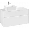 Villeroy & Boch Collaro Тумба под раковину, 2 выдвижных ящика, 1000 x 548 x 500 mm, Glossy White / Glossy White C03900DH