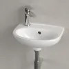 Villeroy & Boch O.novo Раковина компактная, 360 x 275 x 145 mm, Альпийский белый, с переливом 43403L01