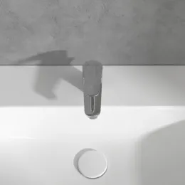 Villeroy & Boch O.novo Start Смеситель для раковины однорычажный с комплектом слива со стяжкой, Хром TVW10514111061