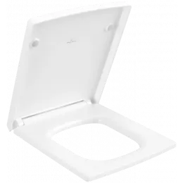 Villeroy & Boch Memento 2.0 Сиденье с крышкой для унитаза, с функцией автоматического опускания (SoftClosing), со снимаемым сиденьем (QuickRelease), Stone White 8M24S1RW