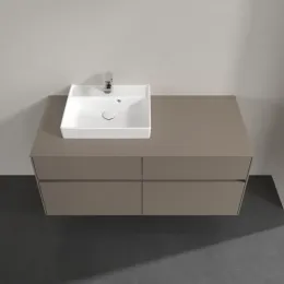 Villeroy & Boch Collaro Тумба под раковину, 4 выдвижных ящика, 1200 x 548 x 500 mm, Truffle Grey / Truffle Grey C07100VG