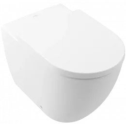 Villeroy & Boch Subway 3.0 Унитаз с открытым смывным краем, напольный, с TwistFlush, Stone White CeramicPlus 4671T0RW