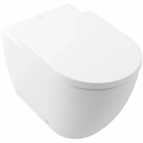Villeroy & Boch Subway 3.0 Унитаз с открытым смывным краем, напольный, с TwistFlush, Stone White CeramicPlus 4671T0RW