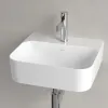 Villeroy & Boch Finion Раковина компактная, 430 x 390 x 140 mm, Альпийский белый CeramicPlus, со скрытым переливом 436444R1