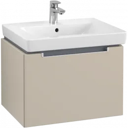 Villeroy & Boch Subway 2.0 Тумба под раковину, 1 выдвижной ящик, 587 x 420 x 454 mm, Soft Grey A68700VK