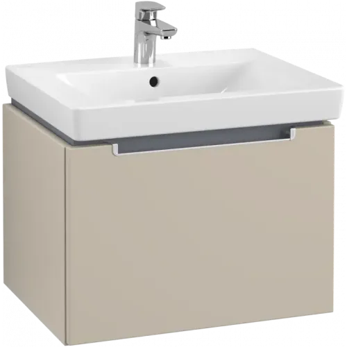 Villeroy & Boch Subway 2.0 Тумба под раковину, 1 выдвижной ящик, 587 x 420 x 454 mm, Soft Grey A68700VK