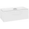 Villeroy & Boch Legato Тумба под раковину, 1 выдвижной ящик, 1000 x 380 x 500 mm, Glossy White / Glossy White B57100DH