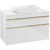 Villeroy & Boch Venticello Тумба под раковину, 2 выдвижных ящика, 957 x 606 x 502 mm, Glossy White / Glossy White A94105DH