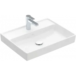 Villeroy & Boch Collaro Pаковина, 600 x 470 x 160 mm, Альпийский белый CeramicPlus, без перелива 4A3361R1