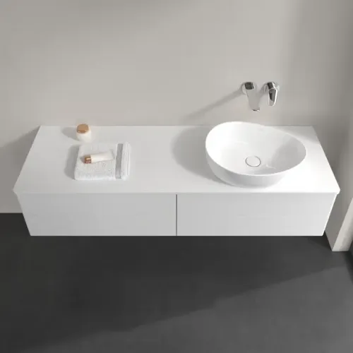 Villeroy & Boch Antao Тумба под раковину, 4 выдвижных ящика, 1600 x 360 x 500 mm, лицевая поверхность без текстурированной отделки, Glossy White Lacquer / Glossy White Lacquer K27010GF