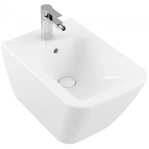 Villeroy & Boch Finion Биде, настенный, 375 x 320 mm, Альпийский белый CeramicPlus 446500R1