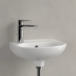 Villeroy & Boch O.novo Раковина компактная, 360 x 275 x 145 mm, Альпийский белый, с переливом 43403L01