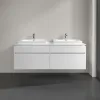 Villeroy & Boch Legato Тумба под раковину, 4 выдвижных ящика, 1600 x 550 x 500 mm, Glossy White / Glossy White B69300DH