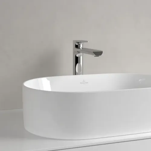 Villeroy & Boch Collaro Раковина для установки на столешницу, 560 x 360 x 145 mm, Альпийский белый, без перелива 4A195601